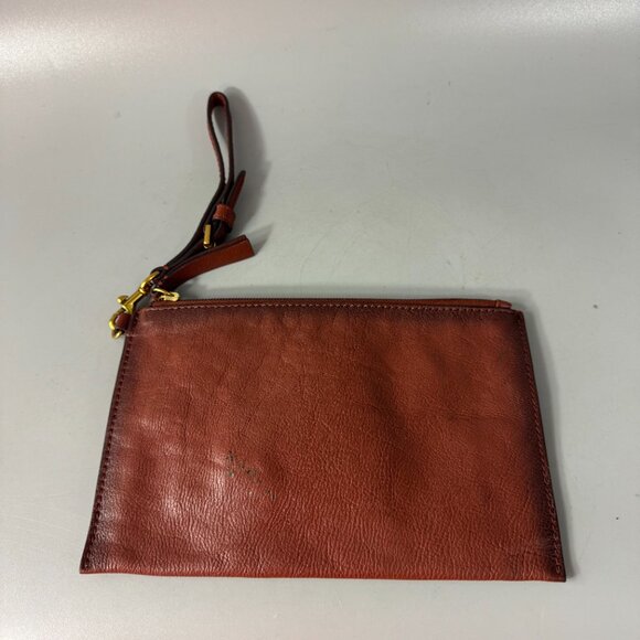 Frye Brown Leather Wristlet - Picture 5 of 15